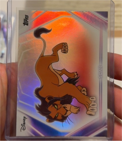 2026 Topps Disney Neon #43 Scar — front