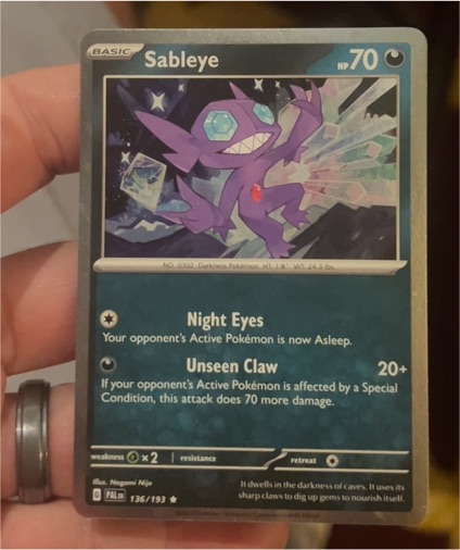 2023 Pokémon SV02: Paldea Evolved #136 Sableye — front