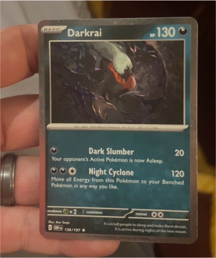 2023 Pokémon TCG SV03: Obsidian Flames #136 Darkrai — front