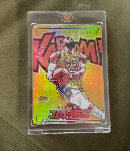 2023-24 Panini Crown Royale #2 LeBron James Kaboom — front