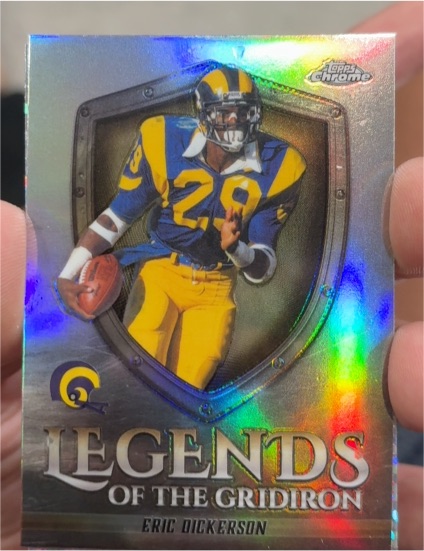 2025 Topps Chrome Legends of the Gridiron #LOG-13 Eric Dickerson — front