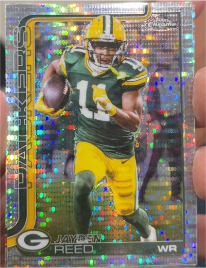 2025 Topps Chrome #107 Jayden Reed — front