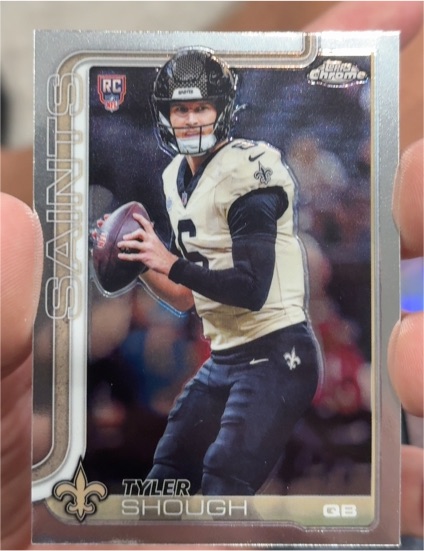 2025 Topps Chrome #398 Tyler Shough — front