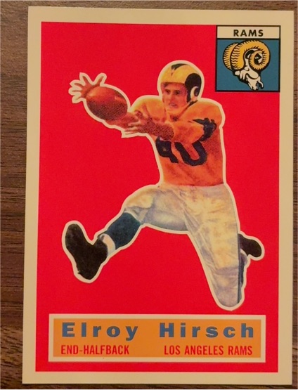 1956 Topps #78 Elroy Hirsch — front