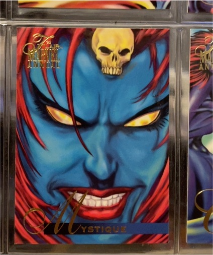 1995 Flair Marvel Annual #31 Mystique — front