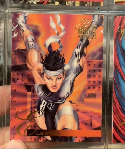 1995 Fleer Flair Marvel Annual #74 Elektra — front