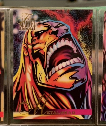 1995 Flair Marvel Annual #104 Metalhead — front