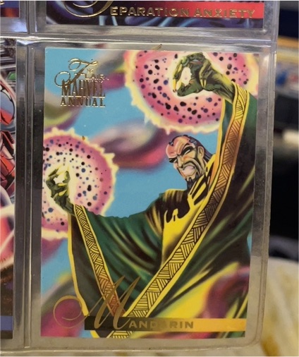 1995 Fleer Flair Marvel Annual #140 Mandarin — front