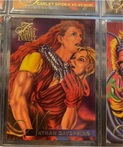 1995 Flair Marvel Annual #44 Nathan Dayspring — front