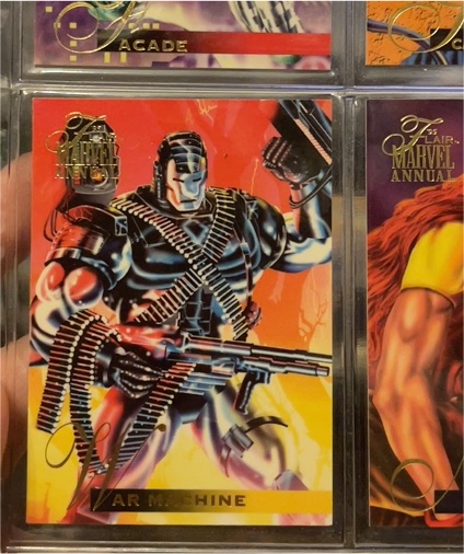 1995 Fleer Marvel Annual War Machine — front