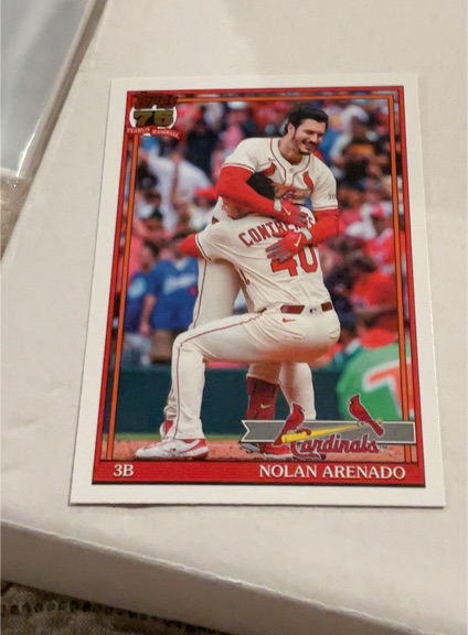 2026 Topps Series 1 1991 Topps #T91-95 Nolan Arenado — front