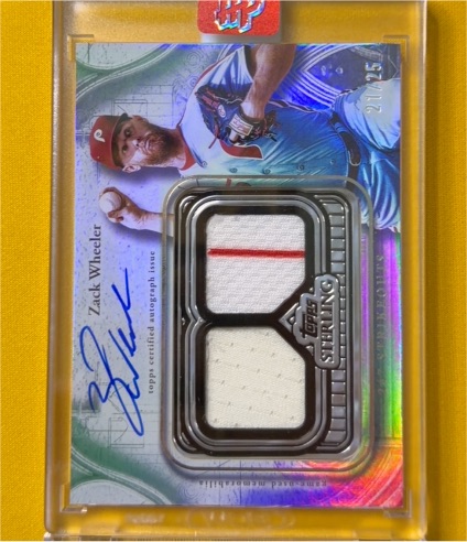2024 Topps Sterling #21/25 Zack Wheeler — front