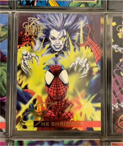 1995 Flair Marvel Annual #57 The Shrieking — front