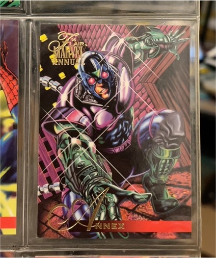 1995 Flair Marvel Annual #72 Annex — front