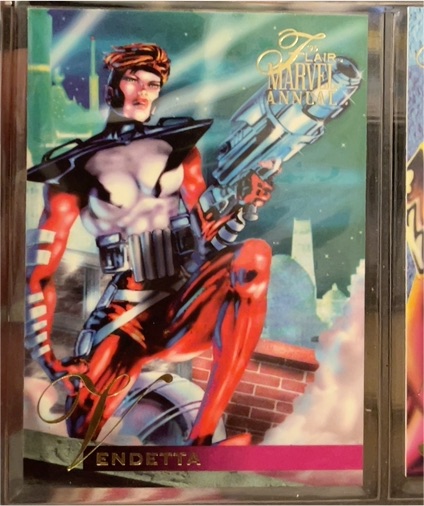 1995 Flair Marvel Annual #100 Vendetta — front