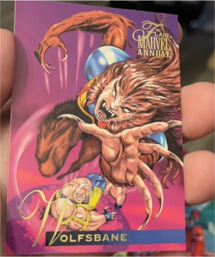 1995 Flair Marvel Annual #24 Wolfsbane — front