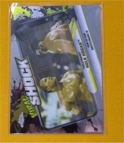 2026 Topps Chrome WWE Viral Shock #VIR-13 Hollywood Hulk Hogan — front