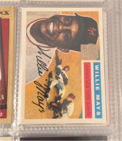 1997 Topps #8 Willie Mays Commemorative Set — front