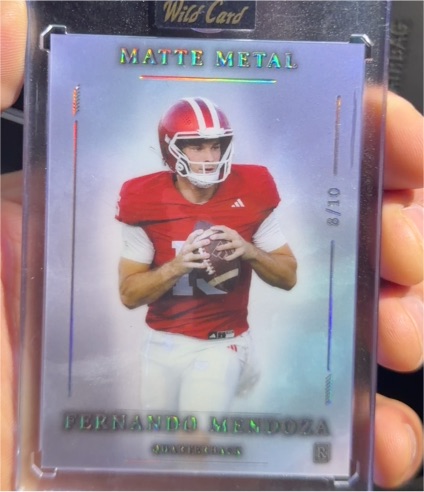 2026 Wild Card Matte Metal #MMTCa2-FM Fernando Mendoza — front
