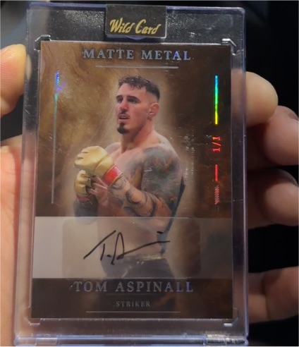 2026 Wild Card Matte Metal Tom Aspinall — front