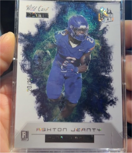 2025 Wild Card Matte Rookie Heat #RH-AJ Ashton Jeanty — front
