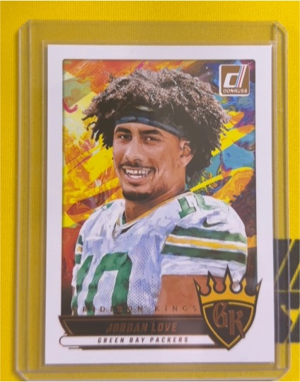 2025 Donruss #GK-JLE Jordan Love Gridiron Kings — front