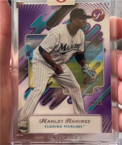 2025 Topps Pristine #104 Hanley Ramirez Florida Marlins — front