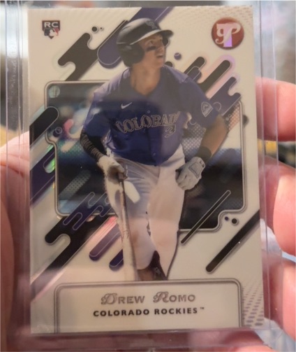 2025 Topps Pristine #193 Drew Romo — front