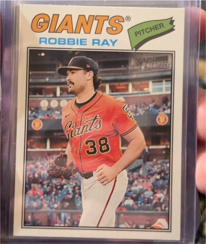 2026 Topps Heritage #111 Robbie Ray — front