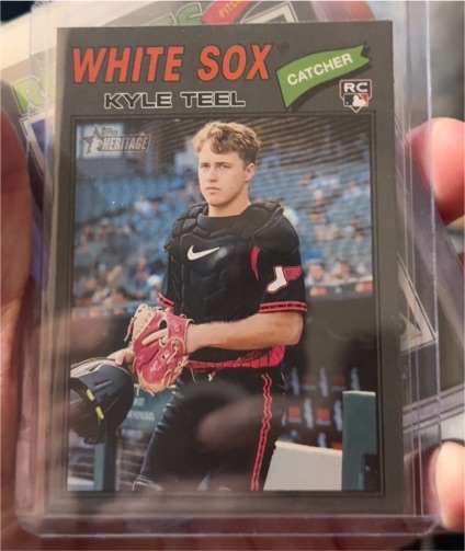 2026 Topps Heritage #182 Kyle Teel — front