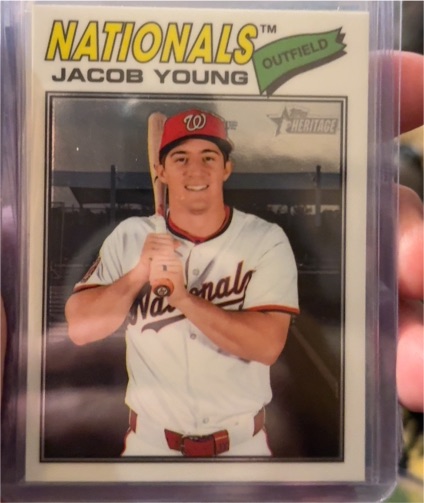 2026 Topps Heritage #279 Jacob Young — front