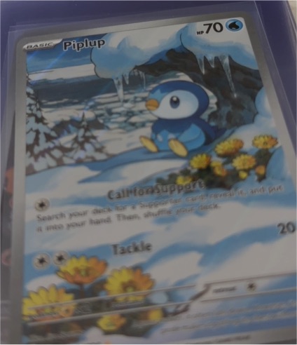 2025 Pokémon TCG #098/094 Piplup Illustration Rare Phantasmal Flames — front