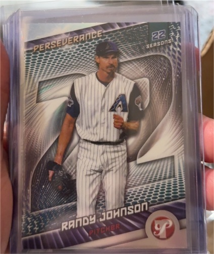 2025 Topps Pristine #P-8 Randy Johnson Perseverance — front