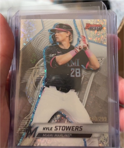 2025 Bowman's Best #9 Kyle Stowers — front