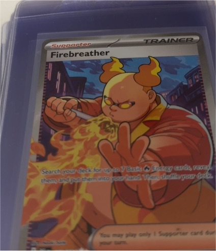 2025 Pokémon TCG Phantasmal Flames #119/094 Firebreather — front