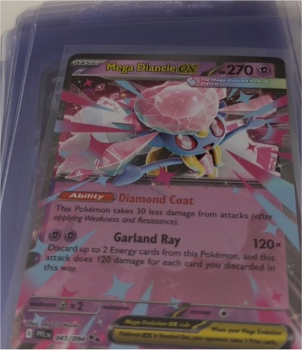 2025 Pokémon ME02: Phantasmal Flames #041/094 Mega Diancie EX — front