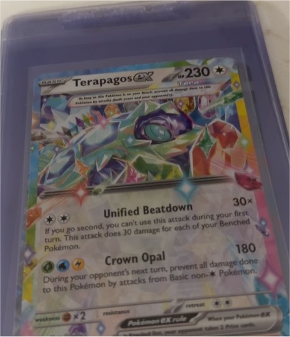 2024 Pokémon SV07 Stellar Crown #128 Terapagos EX — front