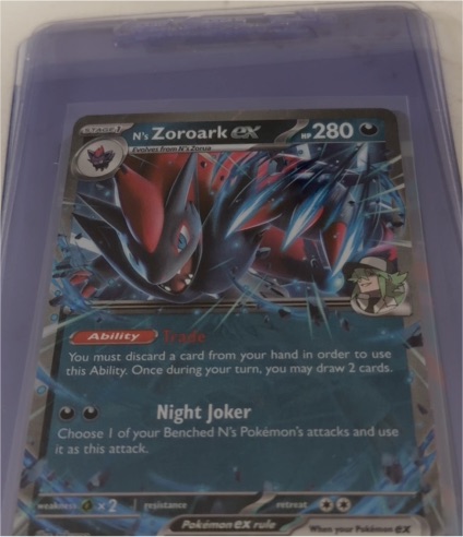 2025 Pokémon N's Zoroark ex 098/159 — front