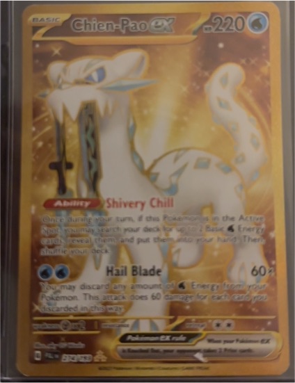 2023 Pokémon Paldea Evolved #274 Chien-Pao EX — front