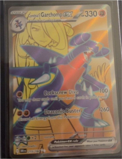 2023 Pokémon #215 Cynthia's Garchomp EX — front