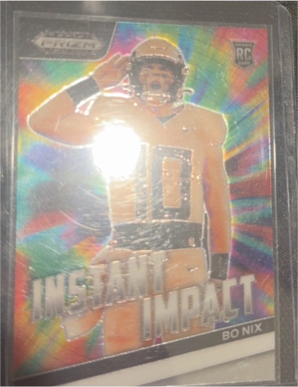 2024 Panini Prizm Draft Picks #II-BN Bo Nix Instant Impact — front