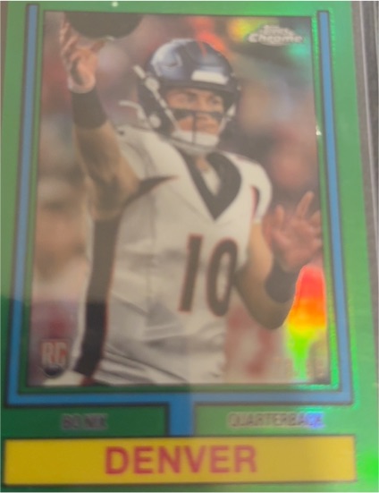 2024 Topps Chrome #74TF-4 Bo Nix — front