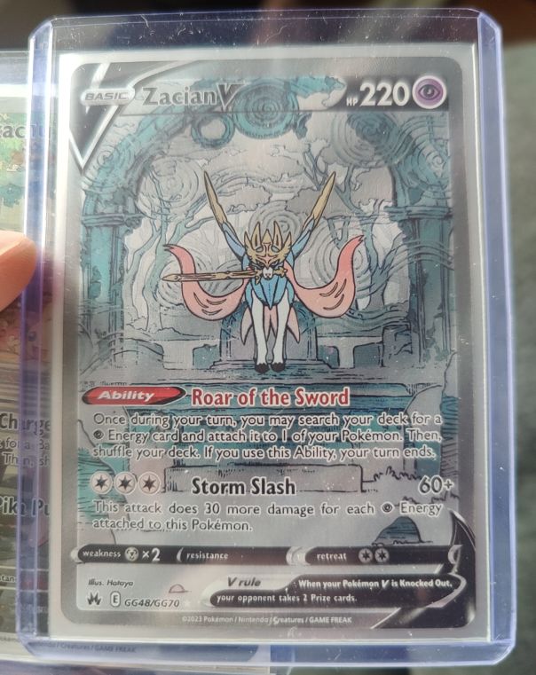 2023 Pokémon Zacian V #GG48 Crown Zenith — front