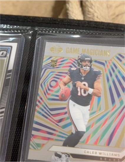 2024 Panini Illusions #25 Caleb Williams Game Magicians Rookie Chicago Bears — front