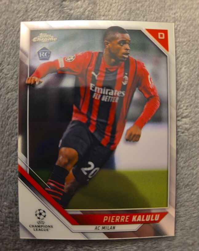 2021-22 Topps Chrome UEFA Champions League #67 Pierre Kalulu — front