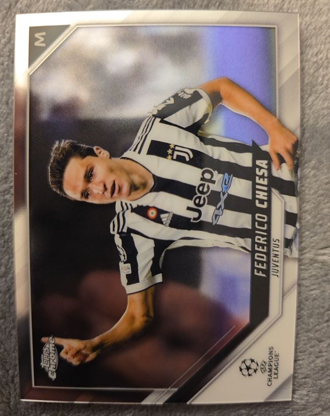 2021-22 Topps Chrome UEFA Champions League #195 Federico Chiesa — front