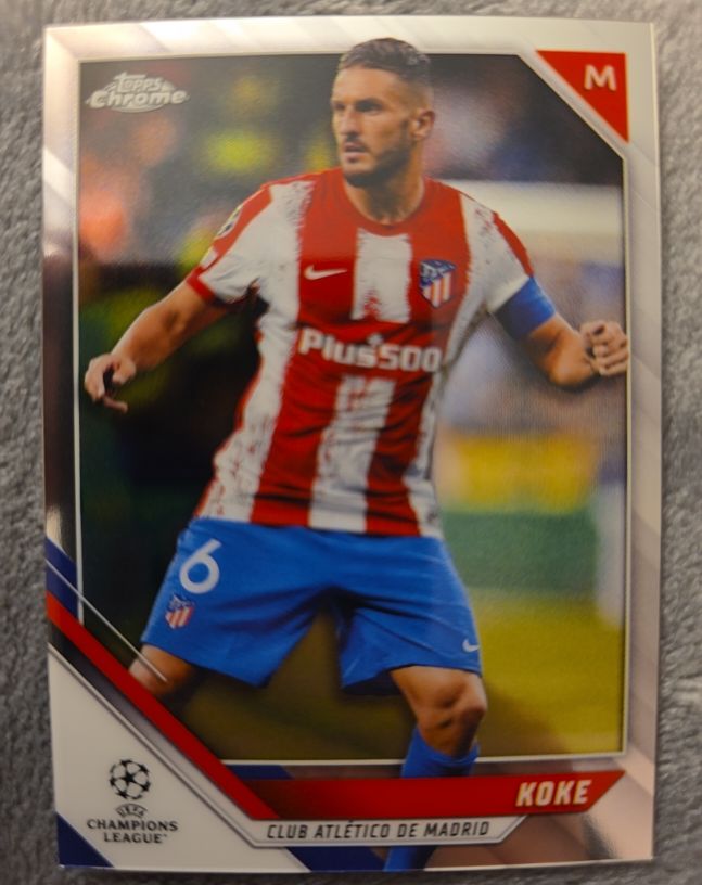 2021-22 Topps Chrome UEFA Champions League #51 Koke — front