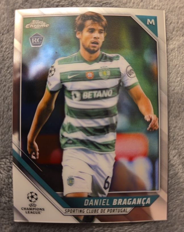 2021-22 Topps Chrome UEFA Champions League #152 Daniel Bragança Rookie — front