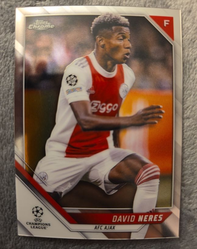 2021-22 Topps Chrome UEFA Champions League #103 David Neres — front