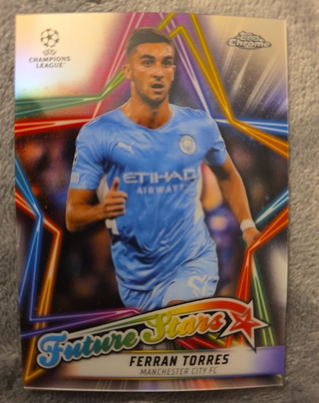 2021-22 Topps Chrome UEFA Champions League #FS-14 Ferran Torres — front